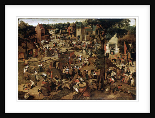 Fair with a Theatrical Performance, c1580-1630 by Pieter Brueghel the Younger