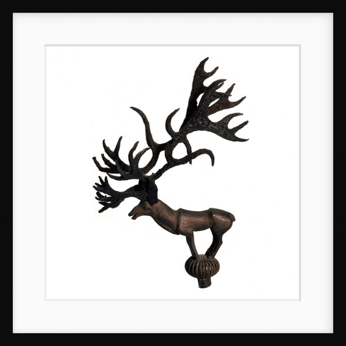 A gilded wooden figurine of a deer (Terminal), 5th century BC by Unknown