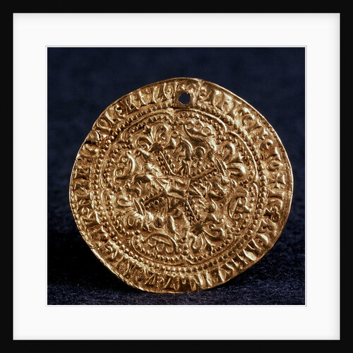 Coin (Korabelnik) of Tsar Ivan III (Averse: blossom cross), 1471-1490 by Unknown