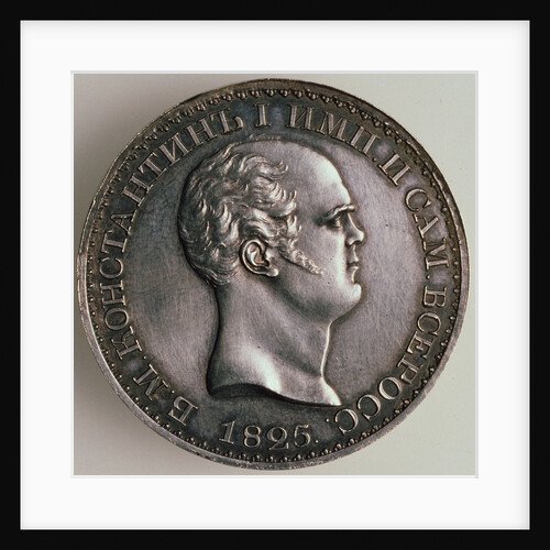 The Rubel of Constantine, (Averse: Portrait of Constantine), 1825 by Unknown