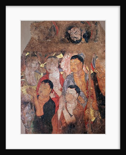 Group of monks and Bodhisattvas, 9th-10th century by Unknown