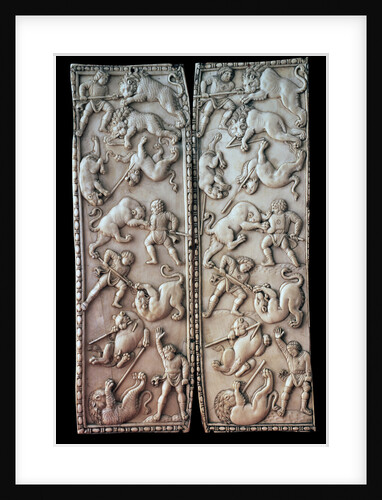 Dyptychon with Circus scenes, 5th century by Unknown