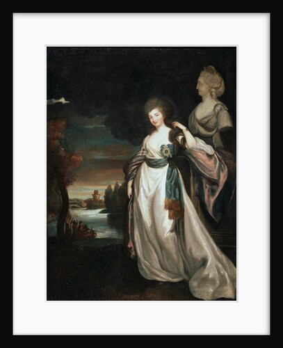 Portrait of the Lady-in-waiting Coutess Alexandra Branitskaya, 1778-1781. by Richard Brompton