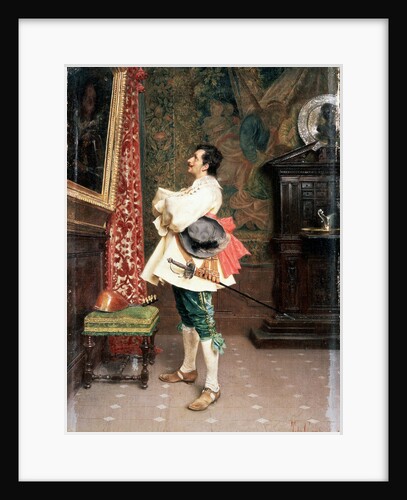 Before a Portrait,c1860-1920 by Tito Conti
