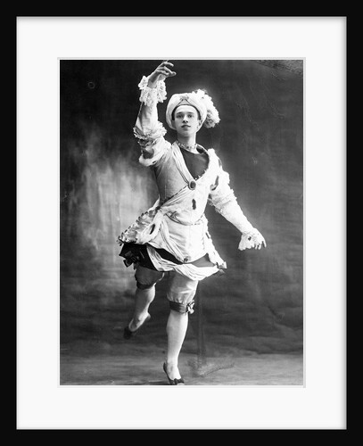 Vaslav Nijinsky, Russian ballet dancer, 1909 by Anonymous