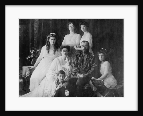The Family of Tsar Nicholas II of Russia, 1910s. by Anonymous