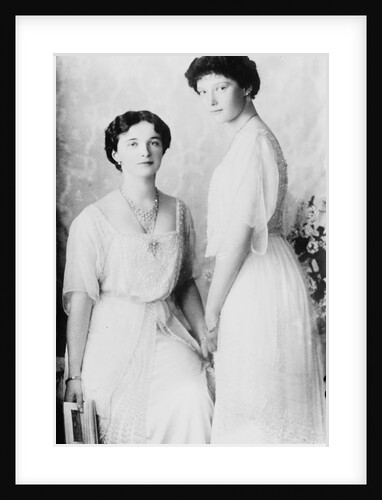 Grand Duchesses Olga and Tatiana of Russia, 1910s by K von Hahn