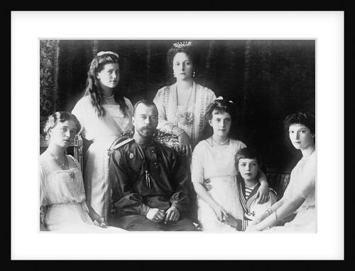 The Family of Tsar Nicholas II of Russia, 1910s. by Anonymous