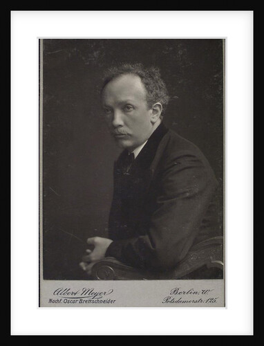 Richard Strauss, German composer, late 19th or early 20th century. by Albert Meyer