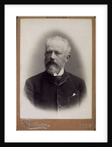 Peter Ilich Tchaikovsky, Russian composer, late 19th century by Charles Reutlinger