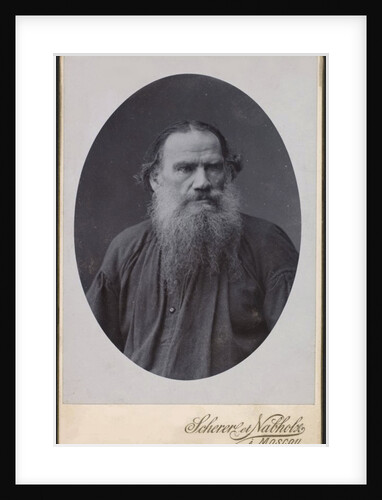 Leo Tolstoy, Russian author, 1900 by Scherer Nabholz & Co