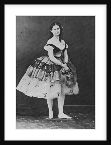 Maria Surovshchikova-Petipa, Russian ballet dancer, c1861 by Nadar