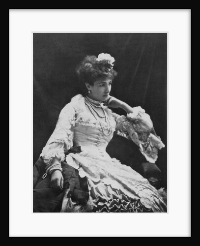 Sarah Bernhardt, French actress, c1865 by Nadar