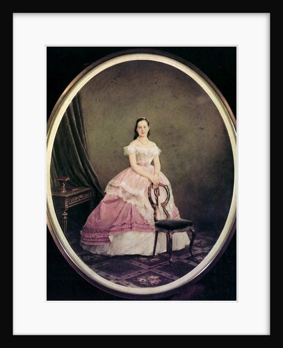 Portrait of Grand Duchess Maria Alexandrovna of Russia,, 1860s-1870s by Charles Bergamasco