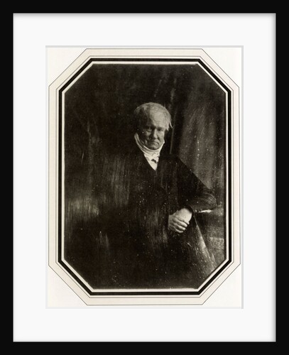 Alexander von Humboldt, German author, naturalist and explorer, 1847. by Hermann Biow