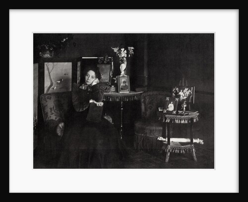 Vera Fyodorovna Komissarzhevskaya, Russian actress, c1900 by Karl Karlovich Bulla