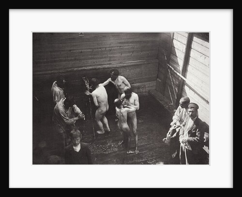The sacred spring in Sarov Monastery, Russia, 1903 by K von Hahn