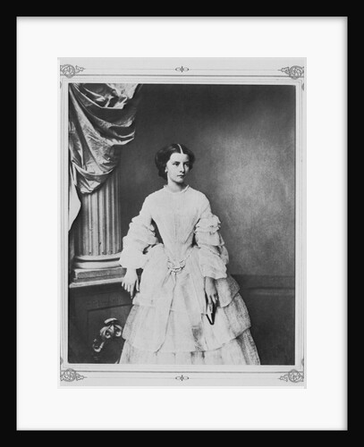 Empress Elisabeth of Austria, 1857 by Franz Hanfstaengl