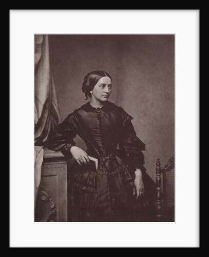 Clara Schumann, German pianist and composer, 19th century by Franz Hanfstaengl