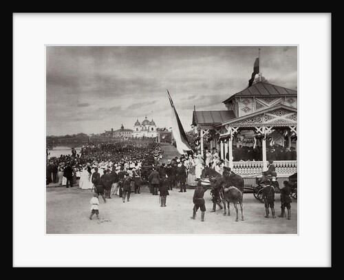 Tsarevich Nicholas of Russia at Novocherkassk, Russia, 1891. by Kessler