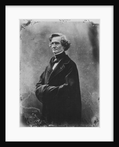 Hector Berlioz, French Romantic composer, c1863 by Gaspard-Felix Tournachon