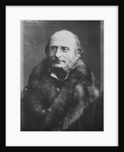 Jacques Offenbach, German-born French composer, c1875 by Gaspard-Felix Tournachon