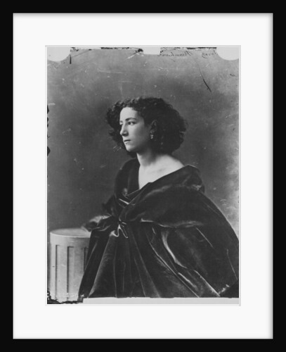 Sarah Bernhardt, French actress, c1865 by Gaspard-Felix Tournachon