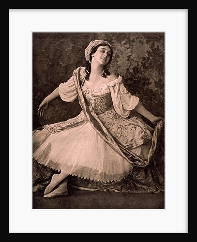 Tamara Karsavina, Russian ballerina, in Nikolai Tcherepnins ballet Le Pavillon dArmide, 1913 by Unknown
