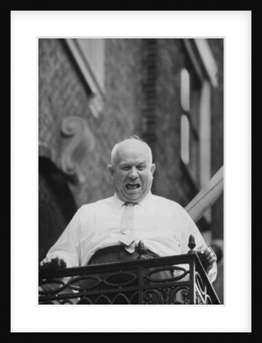 Soviet leader Nikita Khrushchev in New York, USA, September 1960 by Unknown