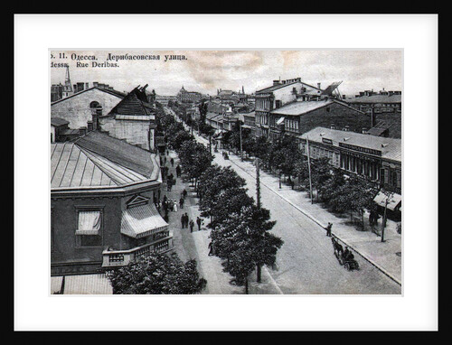 Deribasovskaya Street, Odessa, Russia, mid 19th century by Unknown