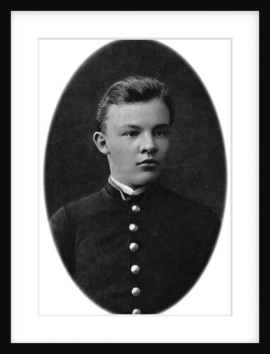 Vladimir Ulyanov (Lenin) as a grammar school pupil, Simbirsk, Russia, 1879 by Unknown