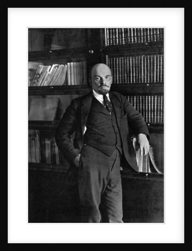 Vladimir Ilich Lenin, Russian Bolshevik leader, in the Kremlin, Moscow, Russia, October 1918 by Unknown