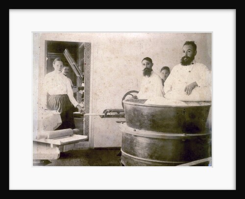 Production of mineral water cake, Yessentuki, Russia, 1900s. by Anonymous