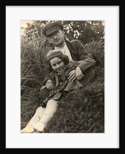 Soviet politician Lavrentiy Beria with Josef Stalins daughter Svetlana Alliluyeva, USSR, 1930s by Anonymous