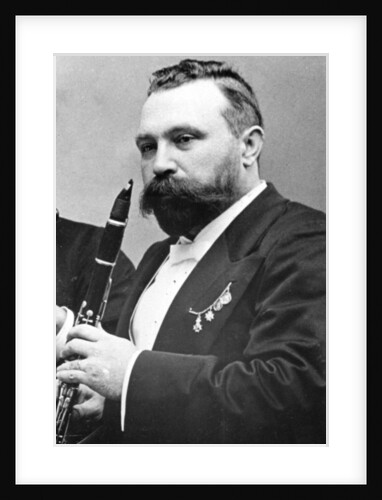 Richard Mühlfeld, German clarinettist, 1890s by Anonymous