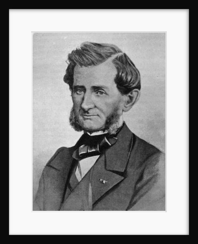 Andrei Ivanovich Stakenschneider, Russian architect, 1860 by Ivan Gokh