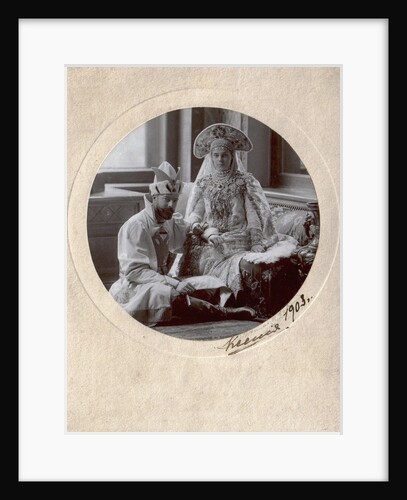 Grand Duke Alexander Mikhailovich and Grand Duchess Xenia Alexandrovna of Russia, 1903 by Charles Bergamasco