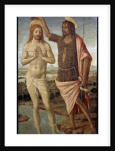 The Baptism of Christ, after 1486. by Guidoccio Cozzarelli