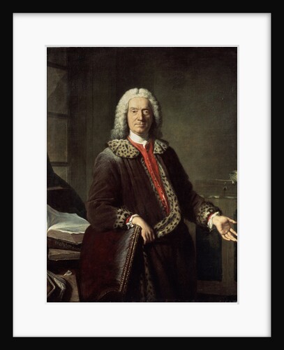 Portrait of the poet and tragedian Prosper Jolyot de Crébillon, 1746 by Jacques-Andre-Joseph Aved