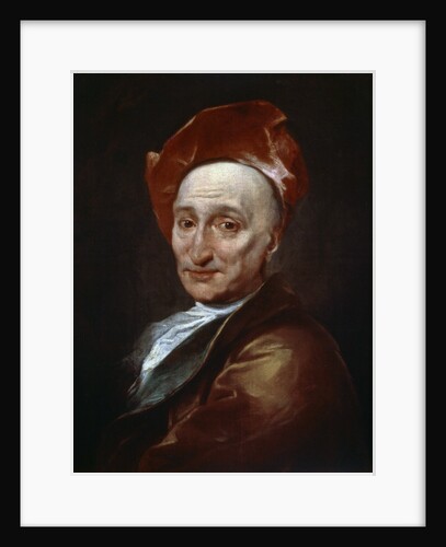 Portrait of the author Bernard le Bovier de Fontenelle, 18th century by Hyacinthe Rigaud