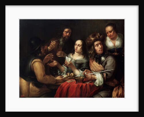 Card Game, 17th century by Dingeman van der Hagen