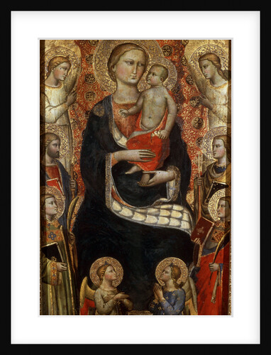 Madonna with Child, Saints and Angels, late 14th or early 15th century by Niccolo di Pietro Gerini