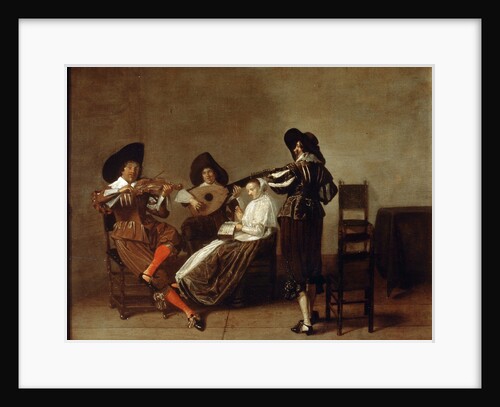 Musical Evening, early 17th century. by Master of Haarlem