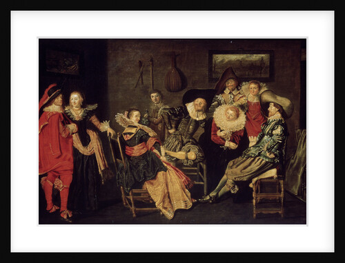 The Merry Company, 17th century by Dirck Hals