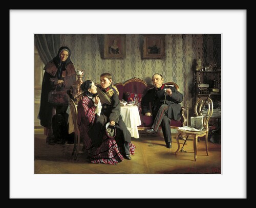 The Farewell, 1872. by Alexei Ivanovich Korzukhin