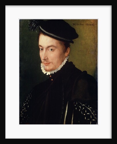 Portrait of Francois de Valois, Duke of Alencon, late 1560s by French Master