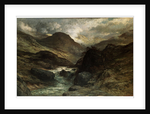 A Canyon, 1878. by Gustave Doré