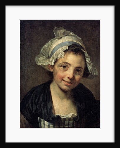 Girl in a Bonnet, 1760s by Jean-Baptiste Greuze