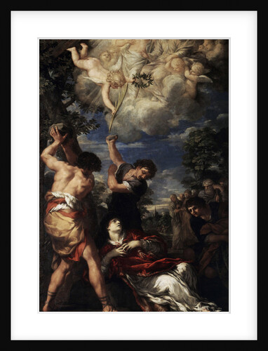 The Martyrdom of Saint Stephen, 1660. by Pietro da Cortona