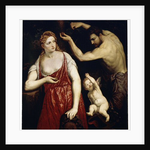 Venus and Mars with Cupid, 1550s by Paris Bordone